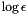 $\log\epsilon$