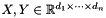 $ X,Y\in\mathbb{R}^{d_1\times\cdots\times d_n} $
